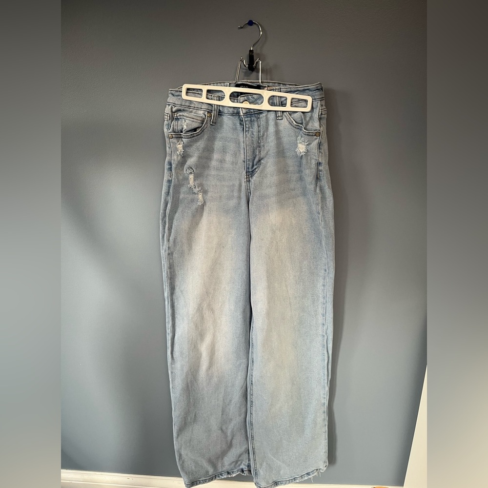 BCBGeneration Light Blue Straight Leg Jeans